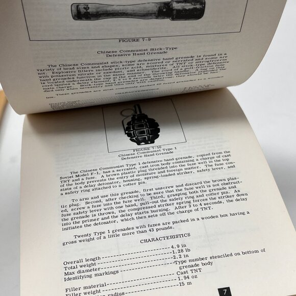Vtg Army TM 9-1005- 249-20 & FM 23-8 Special Tool Service Handbook 9-170 M16-M14 - Picture 10 of 16
